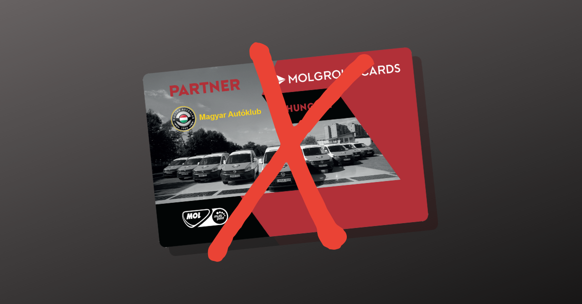 Megszűnik a MAK-MOL Partner kártya