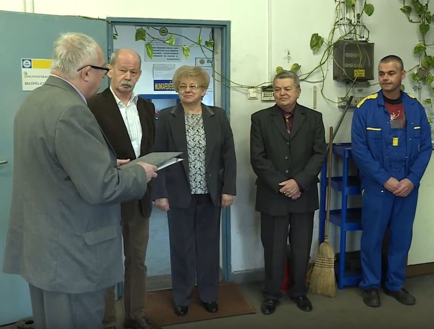 Elismerés Balogh Sándornak