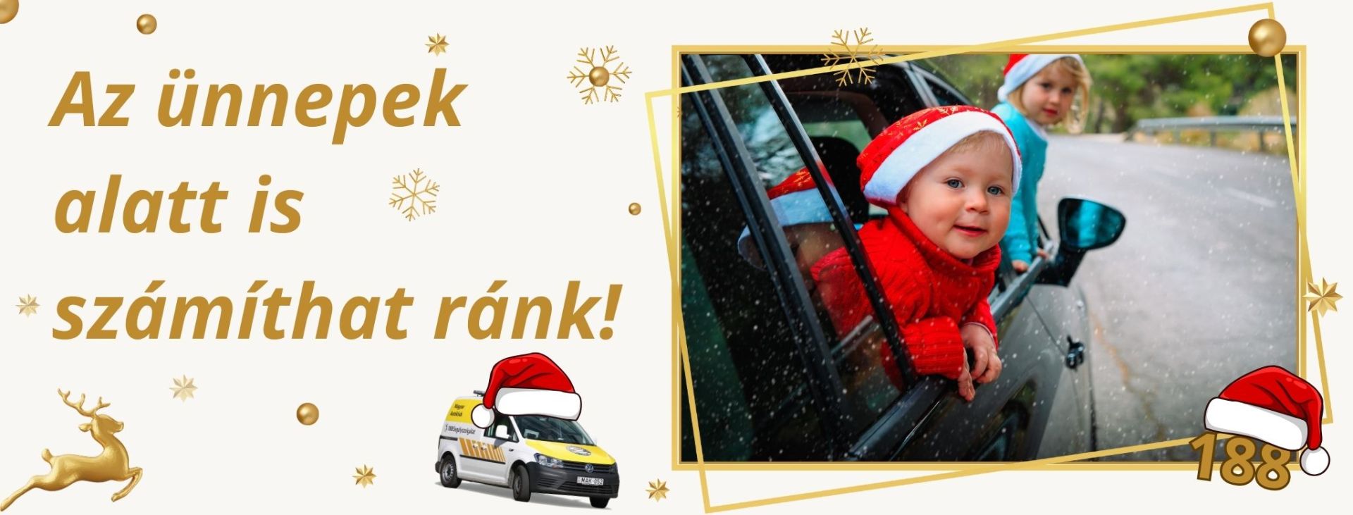 Az ünnepek alatt is számíthat ránk!