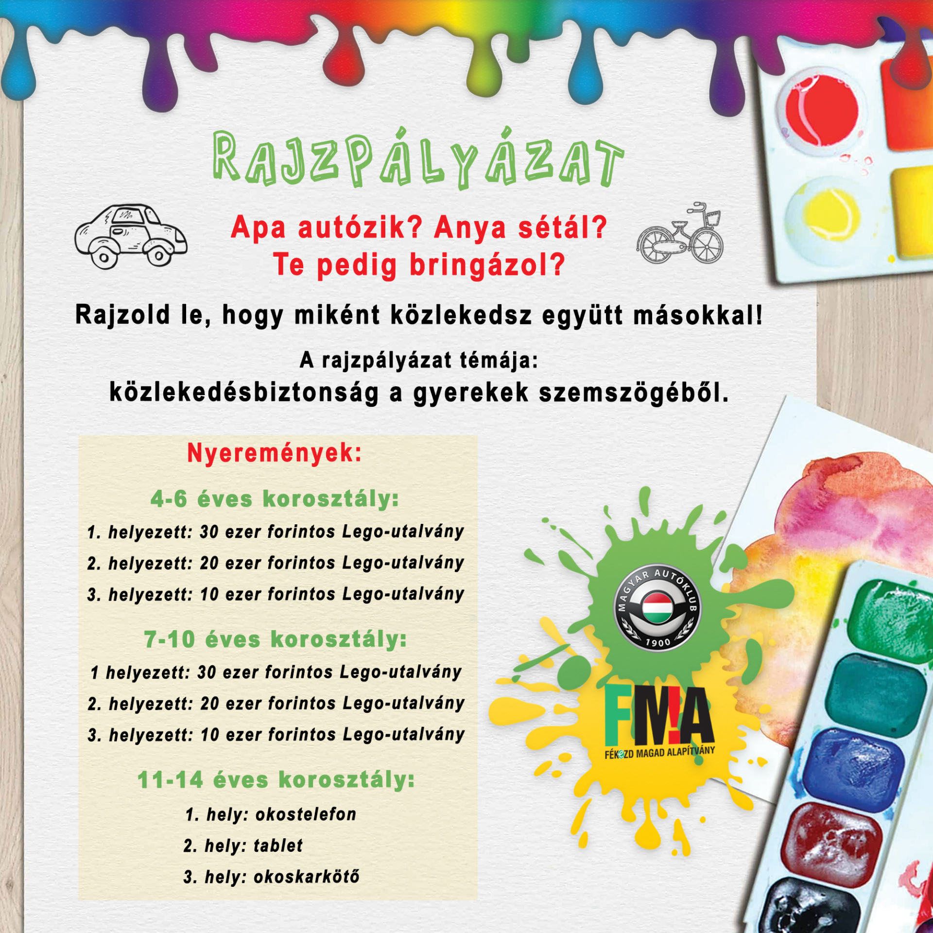 Rajzpályázatot hirdetünk!