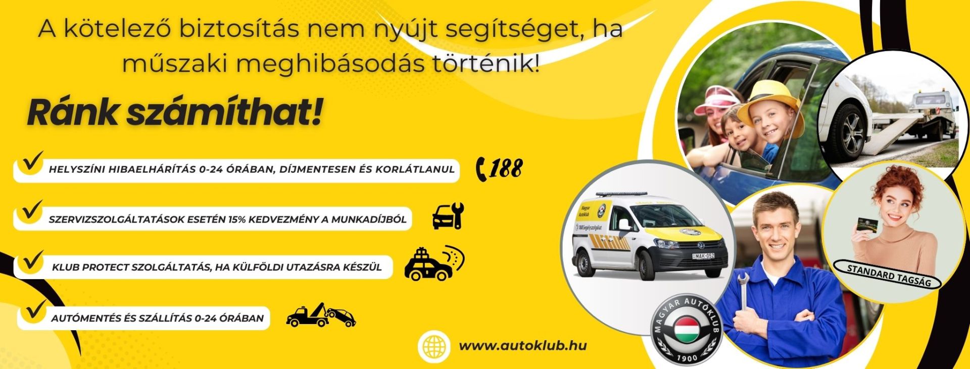 A kötelező biztosítás nem nyújt segítséget, ha műszaki meghibásodás történik!