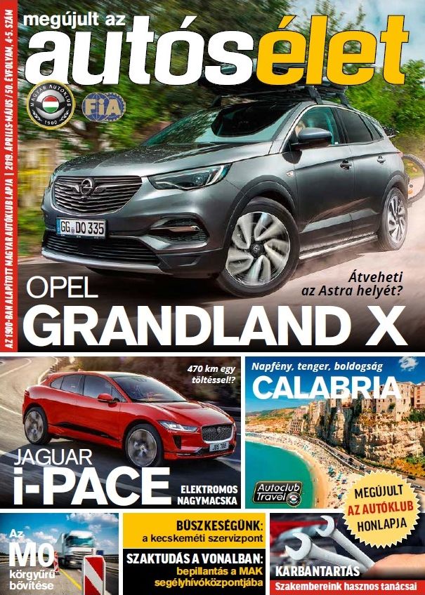 Megjelent az Autósélet magazin április-májusi lapszáma