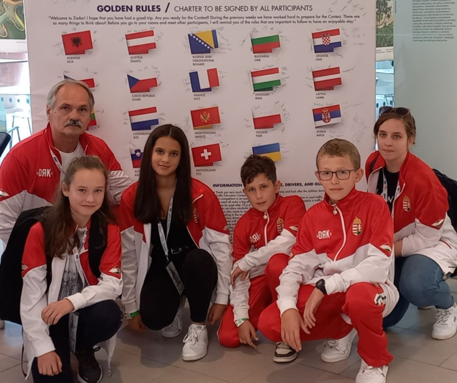 Hétvégén Zadarban versenyeztünk