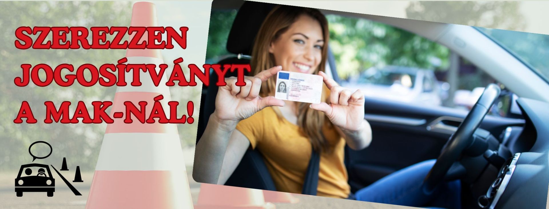 Tanuljon vezetni a MAK-nál!