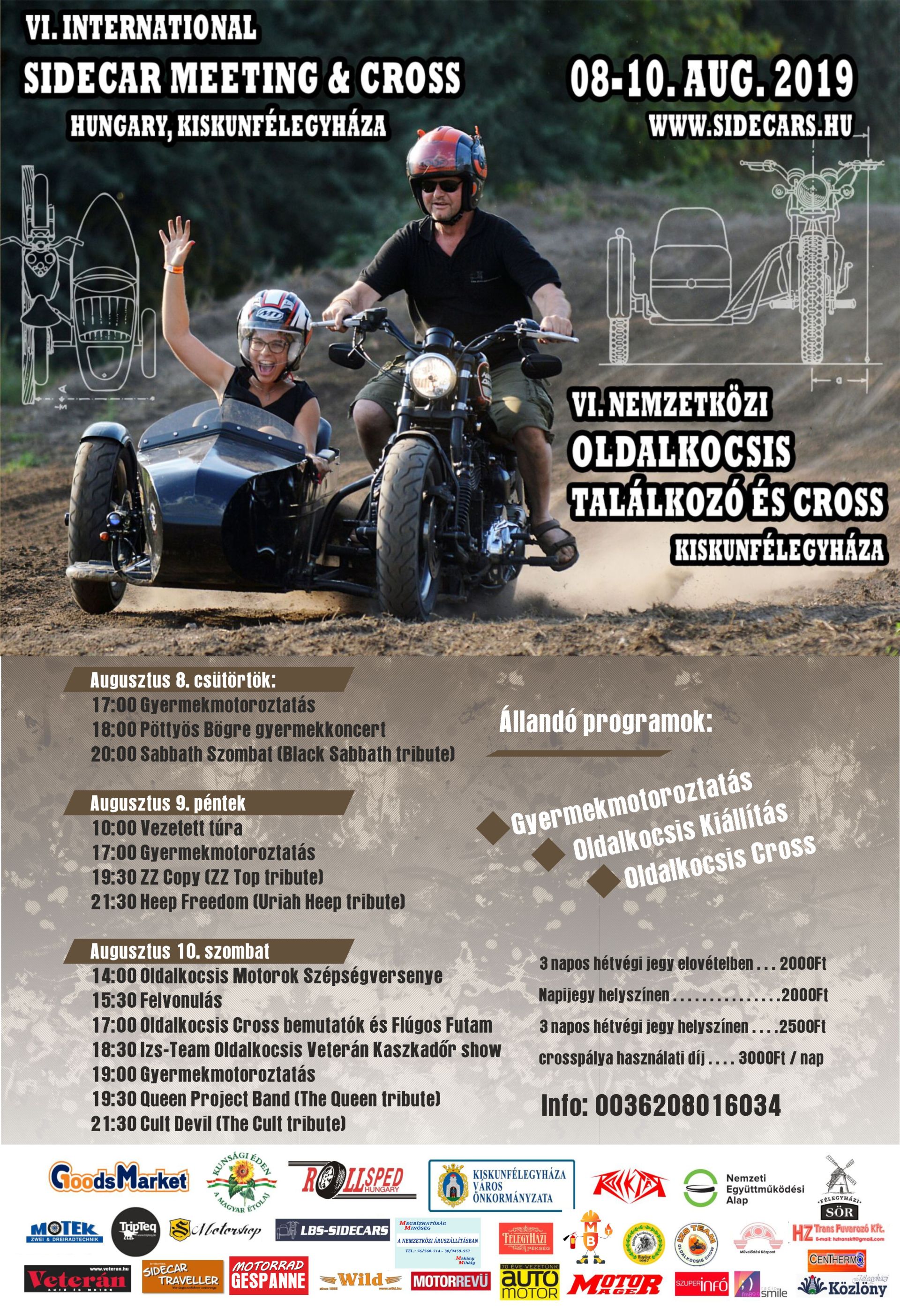 VI. Nemzetközi Oldalkocsis Találkozó és Cross